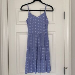 Polka Dot Blue Summer Dress